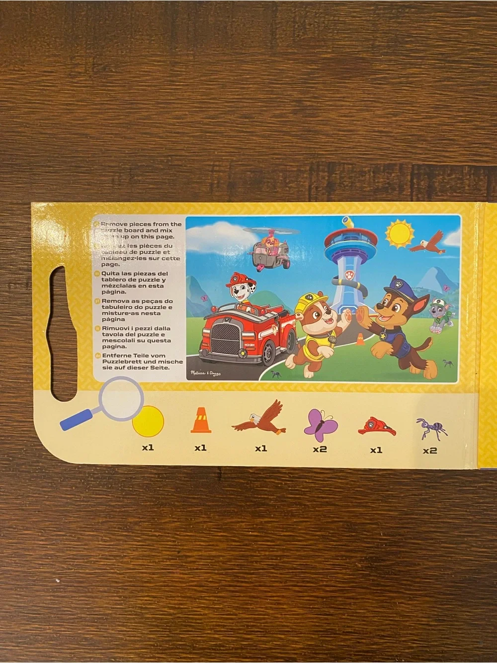 Melissa & Doug Paw Patrol Magnetic Puzzle Set - Blue, Red, Yellow